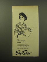 1960 Ship&#39;n Shore Ballet-Print Blouse Advertisement - The whole thing&#39;s ... - $14.99