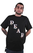 Streetwear Deadline Men&#39;s Black Dead Pin Up Girls T-Shirt NEW - $18.14