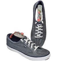Keds Chambray Sneakers Womens Size 9 Blue Center II Lace Up Canvas Shoes... - $25.46