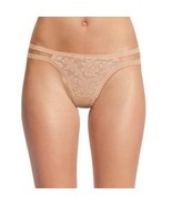 No Boundaries Women&#39;s Strappy Lace Thong Panties Size LARGE Toasted Almond - $15.95 CAD