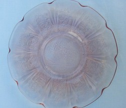 CHERRY BLOSSOM 5 1/2&quot; Pink Saucer Depression Glass Jeannette Glass Company - £5.98 GBP