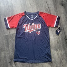 NEW NWT Boys Youth Minnesota Twins Jersey Tee Shirt Size XL 16/18 Genuine MLB - £11.92 GBP