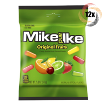 12x Bags Mike and Ike Original Fruits Assorted Fruit Flavors Chewy Candy... - £24.95 GBP