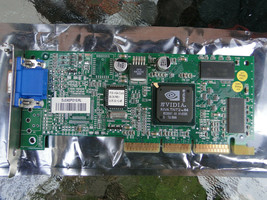 Vintage NVIDIA Riva TNT2 64  AGP VGA  CARD 16MB Low Profile - $379.26 MXN