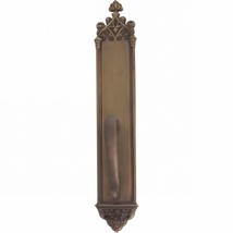 Brass Accents A04-P5641-SGR-486 Gothic Pull Plate with S-Grip Pull  Aged... - £130.92 GBP
