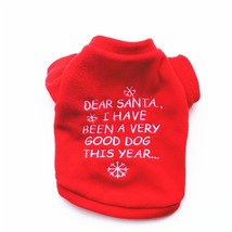 New Christmas Dog Clothes For Small Dog Pet Xmas Costumes Winter Coat Clothing C - £66.20 GBP