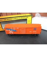 MTH RailKing 30-7483 6464-2001 Orange WP Western Pacific Boxcar - £35.09 GBP