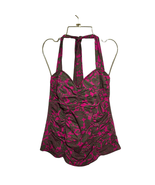 Lands&#39; End 14W Womens Chlorine Resistant Square Neck Halter Tankini Swim... - $24.99