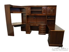 HOOKER FURNITURE Gates Solid Cherry Traditional Style Modular Office Des... - $3,599.99