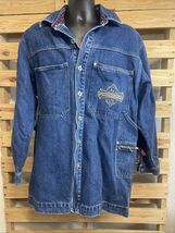 Paco Sports Jeans Medium Wash Denim Jacket Men's Size M Hip Hop KG JD - $49.49
