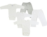 Unisex 100% Cotton Infant Long Sleeve Onezies and Track Sweatpants Large - £32.97 GBP