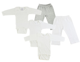 Unisex 100% Cotton Infant Long Sleeve Onezies and Track Sweatpants Large - £33.05 GBP