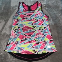 Size Large 14-16 Marika Girls Athleticwear Athletic Tank Top Multi-Color Shapes  - £11.19 GBP