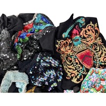14 PC Lot Beaded and Sequined Damaged Dress Jacket Sweater Vests Tops Sw... - $162.64 CAD
