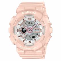 Casio Baby-G BA-110RG-4A Women&#39;s Ana-Digital, Pastel Pink, Water Resistant to 10 - £94.52 GBP
