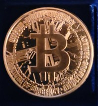 Bitcoin Crypto Currency .999 Copper  Rounds BU Tube of 10 AVDP 1 Ounce R... - $26.88