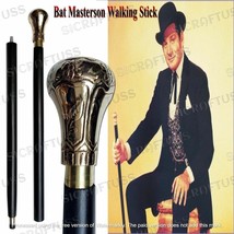 Bat Masterson Walking Stick With Brass Knob Handle For Party &amp; Every Occ... - £17.88 GBP+