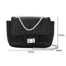 Women PU Leather Crossbody Bag Temperament Purse Shoulder Bag Fashion Casual Gli - £27.64 GBP