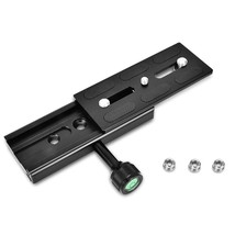 Quick Release Plate 120Mm, Qr Plates With Clamp Adapter Set 3/8&quot; And 1/4&quot; Screw, - £20.37 GBP