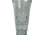 Starbucks Coffee Recycled Glass Cold-to-Go Cup Tumbler Made in Spain 20 ... - $37.05