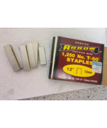 Genuine Arrow Precision Made No. T-50 ½&quot; (12mm) Staples (1,250 per bx) N... - €0,84 EUR