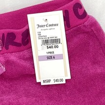 Juicy Couture Pink Micro Terry Shorts Size 6 - £17.51 GBP