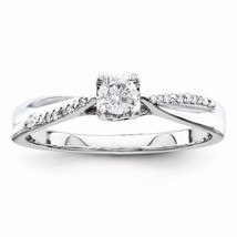 Sterling Silver Silvadium Genuine 1/4 Carat T.W. Diamond Engagement Ring - $275.83 Sterling Silver Silvadium Genuine 1/4 Carat T.W. Diamond Engagement Ring - $275.83