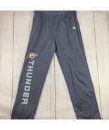 Oklahoma City Thunder NBA Large Adidas Sweatpants Gray New Men - $548.16 MXN