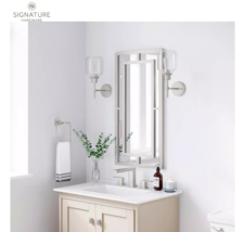 New 31&quot; Drop In Fireclay Vanity Top w 8&quot; Centers and Rear Drain by Signa... - £278.72 GBP