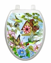 Toilet Tattoos  Lid Vinyl Decor Hummingbirds Removable Reusable - $471.59 MXN
