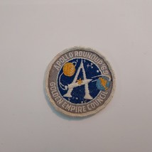 Vintage 1969 Boy Scouts BSA Apollo Roundup Golden Empire Council 3&quot; Dia Patch - £10.10 GBP