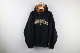 Vtg 90s Starter Mens XL Faded Spell Out University of Missouri Hoodie Sweatshirt - £64.87 GBP