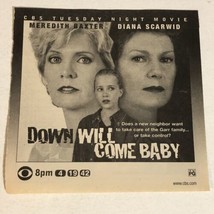 Down Will Come Baby Tv Guide Print Ad Meredith Baxter TPA17 - £4.67 GBP