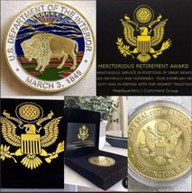 Department of Interior Challenge Coin Retirement Award - £26.44 GBP