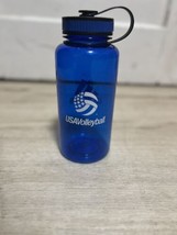 Adidas USA Volleyball 32 Oz Water Bottle Blue Sport Collectible  - £9.52 GBP