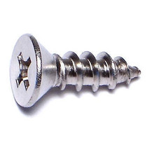 #10 x 5/8&quot; 18-8 Stainless Steel Phillips Flat Head Sheet Metal Screws SMSFSS-202 - £7.46 GBP