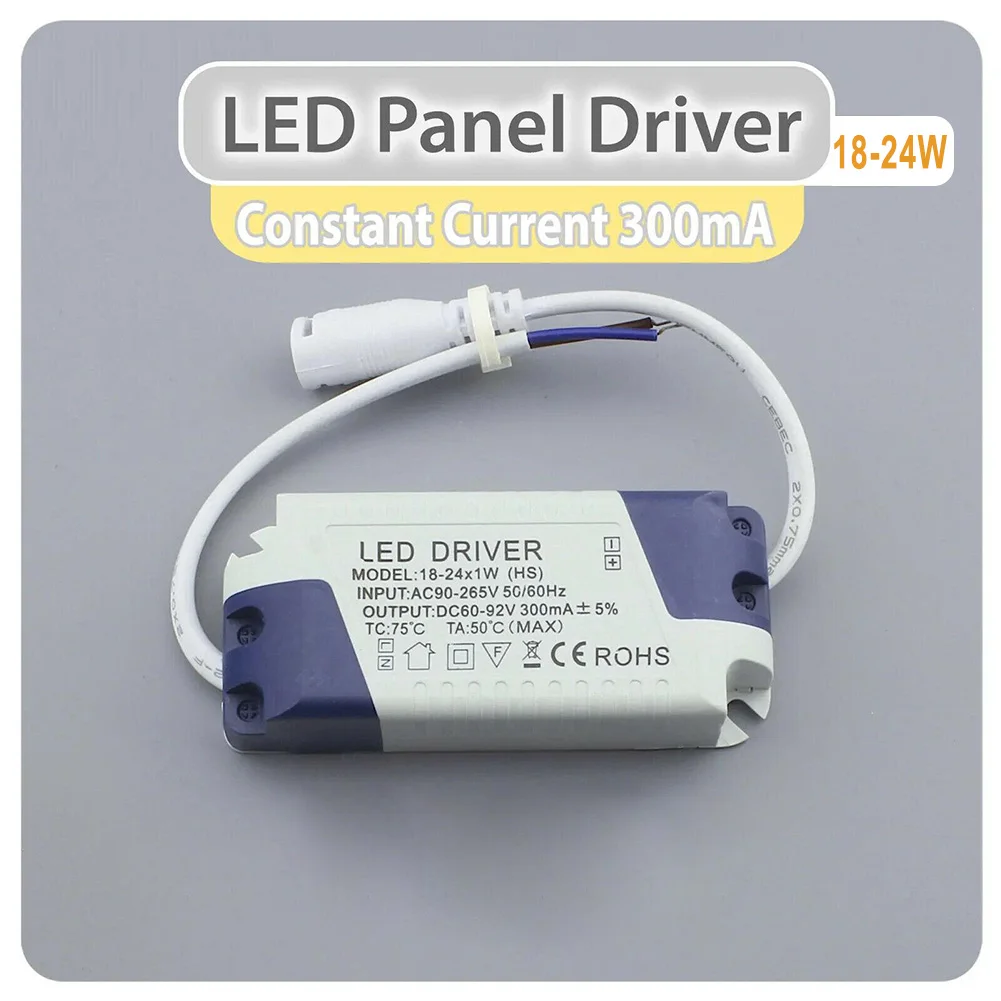 House Home LED Driver 300mA 3W 6W 12W 18W 24W 220v to 12v LED Power Supply A Tra - £19.98 GBP