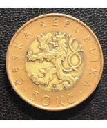 Czech Republic Coin 50 koronas 1993 (BC)* - $23.31 CAD