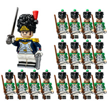 Napoleonic Wars Officer &amp; Italian Light Infantry 21 Minifigure Set - $624.89 MXN