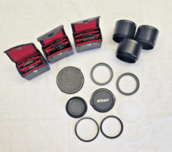 Camera Lens Filters Zeikos Kodak 49mm 52mm Step Up Rings Some Vtg Lot of 23 - $528.77 MXN