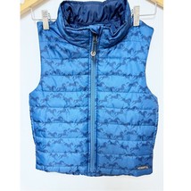 Kerrits Kids Winter Whinnies Quilted Vest Admiral Blue Small - $23.76