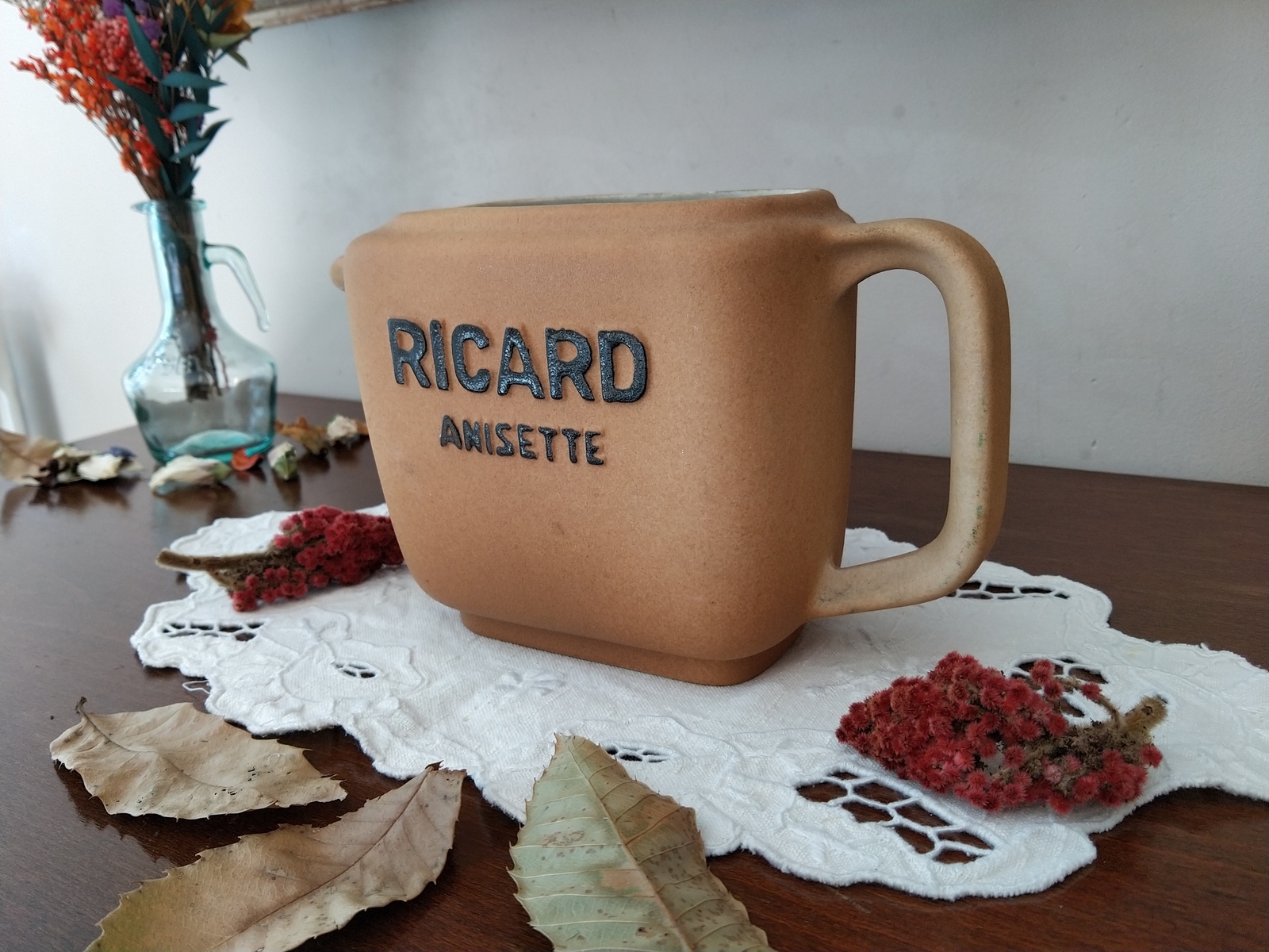 Pitcher advertising RICARD 70&#39;s - $28.00