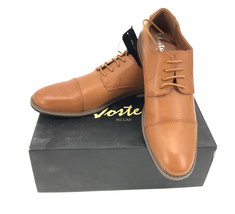 Vostey Milan Style Model BMY639 Brown Size 9.5(US) Men&#39;s Shoes #4879 - £15.61 GBP