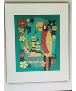 Disney Parks Enchanted Tiki Room Attraction Poster Art Print 16 x 20 Mor... - £38.17 GBP