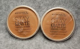 2x Rimmel london Stay Matte Powder - Poudre Bronzer 025 Toffee Make-up NEW - £10.30 GBP