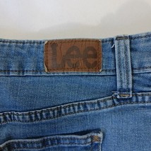 Lee Regular Fit Women’s Blue Mid-Rise Denim Skort Measured Waist 32" image 6