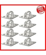 Heavy-Duty 304 Stainless Steel Ceiling Hooks - Set of 8 with Anchors and... - $535.56 MXN
