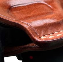 Fits Kahr Arms CM9 3”BBL Leather Paddle Holster With Open Top #1120# RH image 3