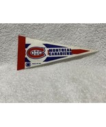 Montreal Canadiens Vintage NHL 1991 Trench Felt Mini Pennant 4 x 9 - $9.45 CAD