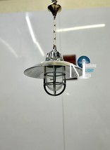 INTERIOR CEILING DECORATION MARINE ANTIQUE ALUMINIUM BRASS HANGING LIGHT... - £77.55 GBP